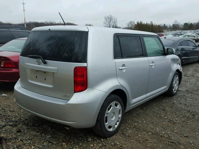 JTLKE50E781008545 - 2008 TOYOTA SCION XB Silber Foto 4