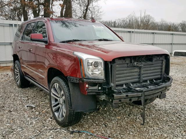 1GKS2CKJ2JR298806 - 2018 GMC YUKON DENA BURGUNDY photo 1