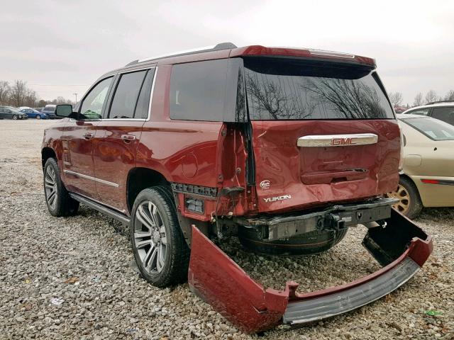 1GKS2CKJ2JR298806 - 2018 GMC YUKON DENA BURGUNDY photo 3