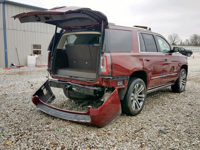 1GKS2CKJ2JR298806 - 2018 GMC YUKON DENA BURGUNDY photo 4