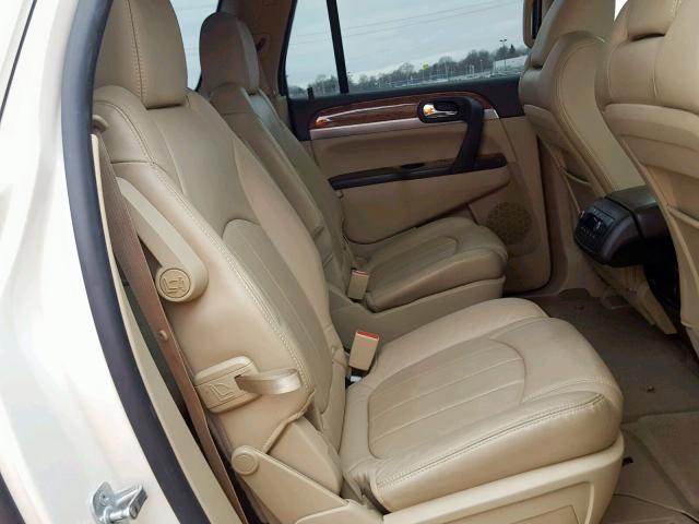 5GAKRCED9CJ172961 - 2012 BUICK ENCLAVE WHITE photo 6