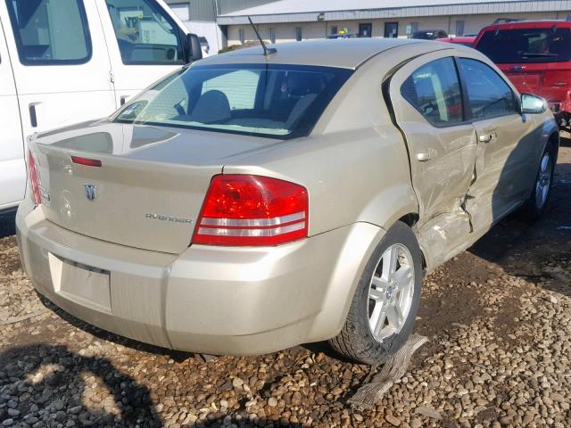 1B3CC1FBXAN221999 - 2010 DODGE AVENGER EX GOLD photo 4