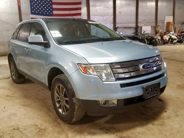 2FMDK48C08BB40914 - 2008 FORD EDGE SEL BLUE photo 1