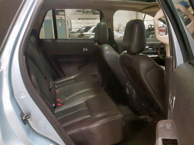 2FMDK48C08BB40914 - 2008 FORD EDGE SEL BLUE photo 6