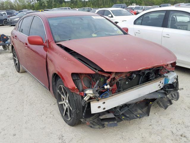 JTHCH96S660019470 - 2006 LEXUS GS GENERAT RED photo 1