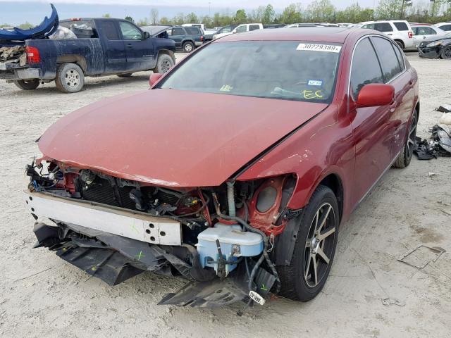 JTHCH96S660019470 - 2006 LEXUS GS GENERAT RED photo 2