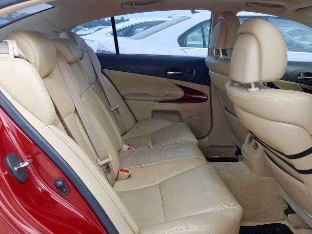 JTHCH96S660019470 - 2006 LEXUS GS GENERAT RED photo 6