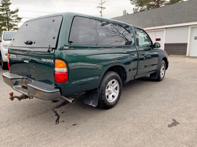 5TENL42NX2Z143201 - 2002 TOYOTA TACOMA GREEN photo 3