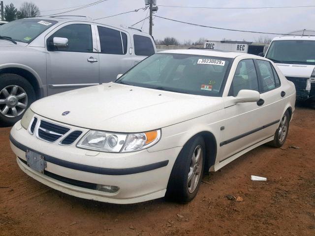 YS3ED49A953510715 - 2005 SAAB 9-5 ARC WHITE photo 2