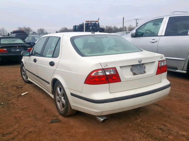 YS3ED49A953510715 - 2005 SAAB 9-5 ARC WHITE photo 3