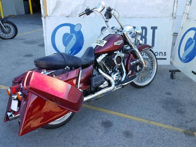 1HD1FBM35EB688283 - 2014 HARLEY-DAVIDSON FLHR ROAD BURGUNDY photo 4