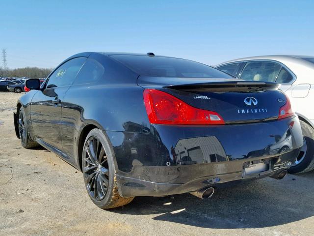 JN1CV6EK4CM420226 - 2012 INFINITI G37 BLACK photo 3