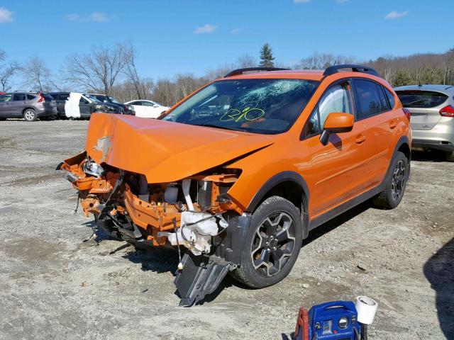 JF2GPAGC4E8240159 - 2014 SUBARU XV CROSSTR ORANGE photo 2