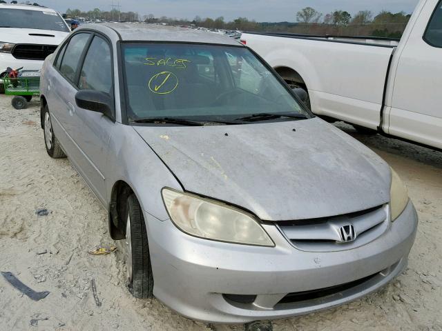 2HGES16434H638701 - 2004 HONDA CIVIC DX SILVER photo 1