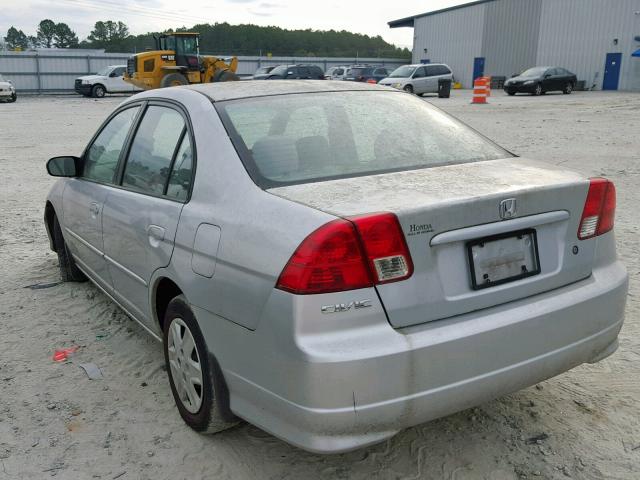 2HGES16434H638701 - 2004 HONDA CIVIC DX SILVER photo 3