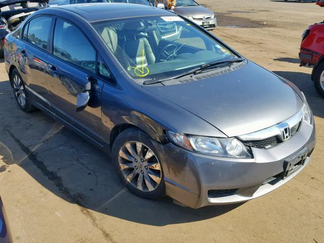 19XFA1F9XBE004893 - 2011 HONDA CIVIC EXL BROWN photo 1