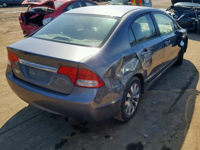 19XFA1F9XBE004893 - 2011 HONDA CIVIC EXL BROWN photo 4