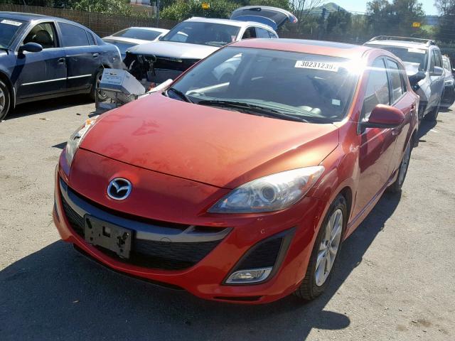 JM1BL1H60A1268914 - 2010 MAZDA 3 S RED photo 2