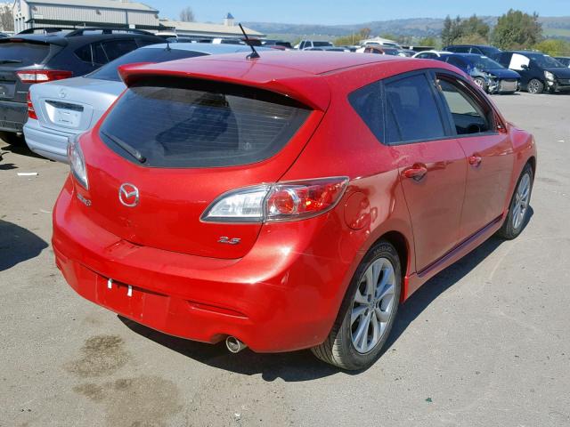 JM1BL1H60A1268914 - 2010 MAZDA 3 S RED photo 4