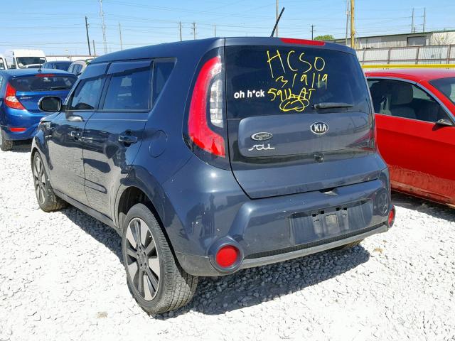 KNDJX3A52E7043958 - 2014 KIA SOUL ! BLUE photo 3