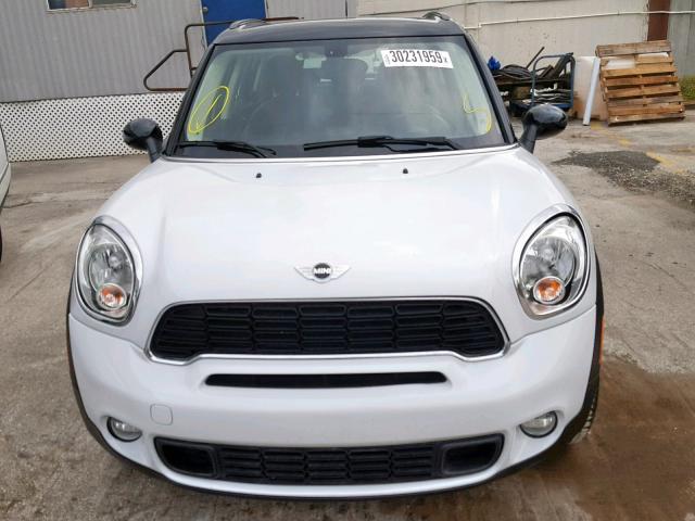 WMWZC3C59DWP24972 - 2013 MINI COOPER S C WHITE photo 9