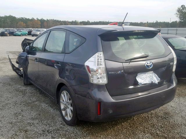 JTDZN3EU0C3054682 - 2012 TOYOTA PRIUS V SILVER photo 3