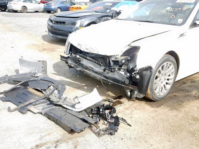 1G6DP5E38D0152856 - 2013 CADILLAC CTS PREMIU CREAM photo 9