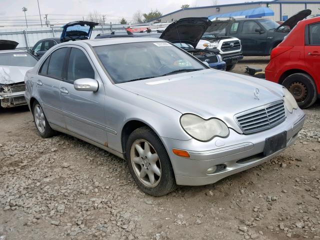 WDBRF61J03E011215 - 2003 MERCEDES-BENZ C 240 SILVER photo 1