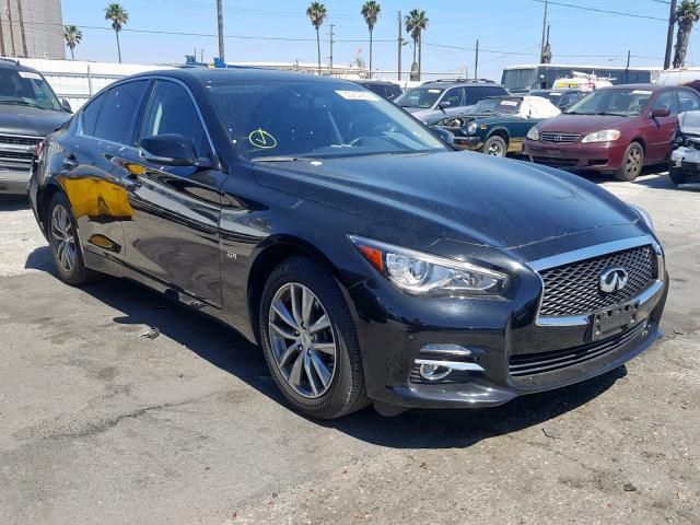 JN1CV7AP8HM641391 - 2017 INFINITI Q50 BASE BLACK photo 1