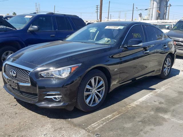 JN1CV7AP8HM641391 - 2017 INFINITI Q50 BASE BLACK photo 2