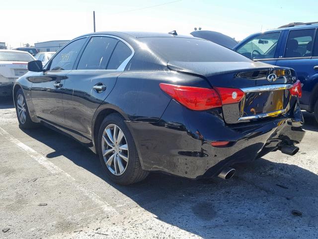 JN1CV7AP8HM641391 - 2017 INFINITI Q50 BASE BLACK photo 3