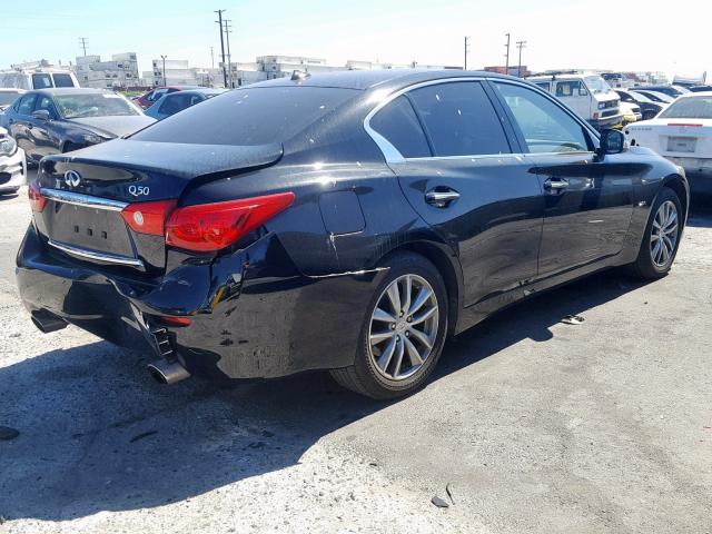 JN1CV7AP8HM641391 - 2017 INFINITI Q50 BASE BLACK photo 4