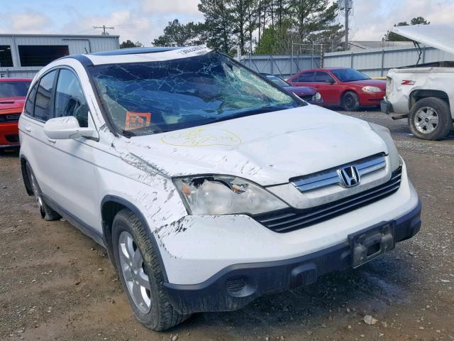 5J6RE487X9L008355 - 2009 HONDA CR-V EXL WHITE photo 1