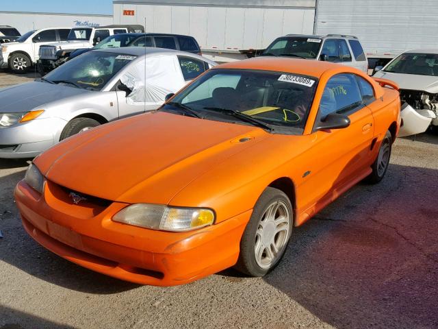 1FALP42X2TF139130 - 1996 FORD MUSTANG GT ORANGE photo 2