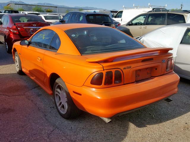 1FALP42X2TF139130 - 1996 FORD MUSTANG GT ORANGE photo 3