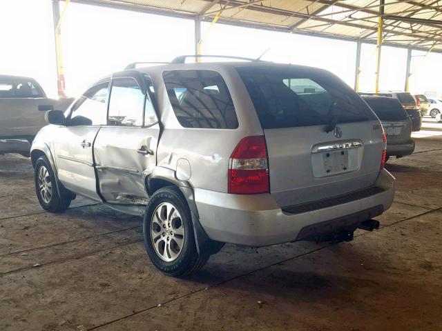 2HNYD18831H528792 - 2001 ACURA MDX TOURIN SILVER photo 3