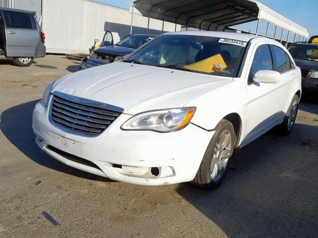 1C3CCBBB9DN500492 - 2013 CHRYSLER 200 TOURIN WHITE photo 2