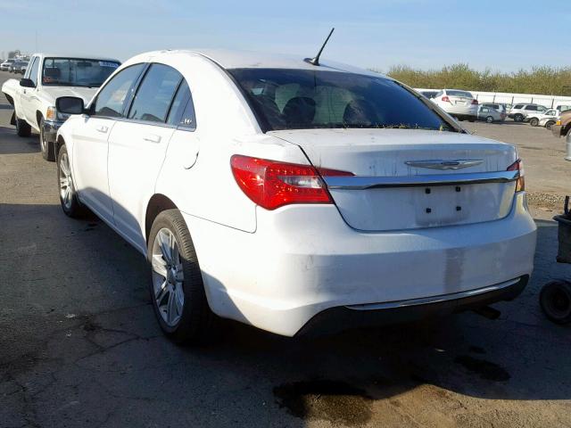 1C3CCBBB9DN500492 - 2013 CHRYSLER 200 TOURIN WHITE photo 3