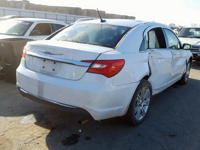 1C3CCBBB9DN500492 - 2013 CHRYSLER 200 TOURIN WHITE photo 4