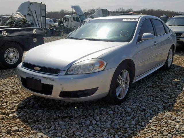 2G1WC5E32E1104138 - 2014 CHEVROLET IMPALA LIM SILVER photo 2