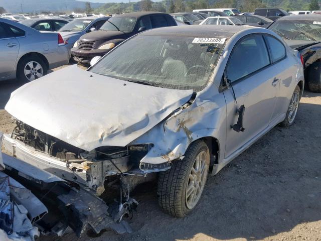 JTKDE167650047112 - 2005 TOYOTA SCION TC SILVER photo 2