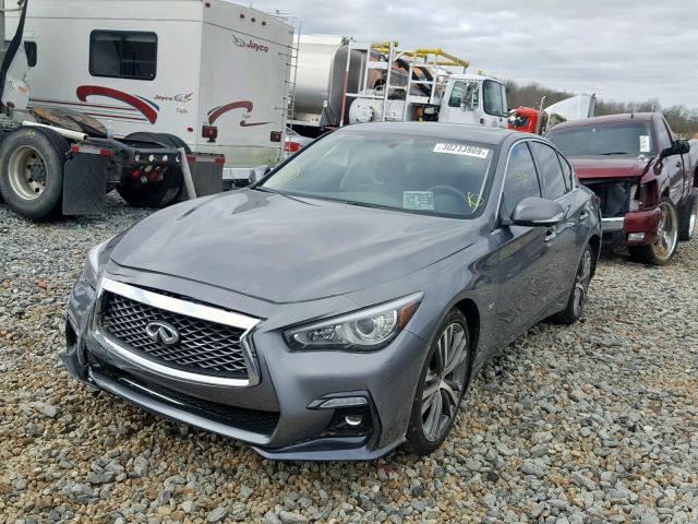 JN1EV7AP2KM514071 - 2019 INFINITI Q50 LUXE GRAY photo 2