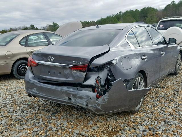 JN1EV7AP2KM514071 - 2019 INFINITI Q50 LUXE GRAY photo 4