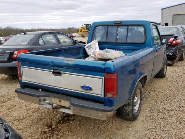 1FTCR10A1NUC46086 - 1992 FORD RANGER GREEN photo 4