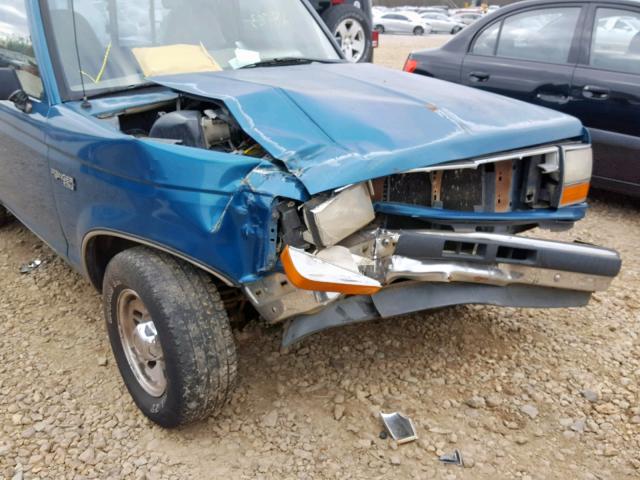 1FTCR10A1NUC46086 - 1992 FORD RANGER GREEN photo 9