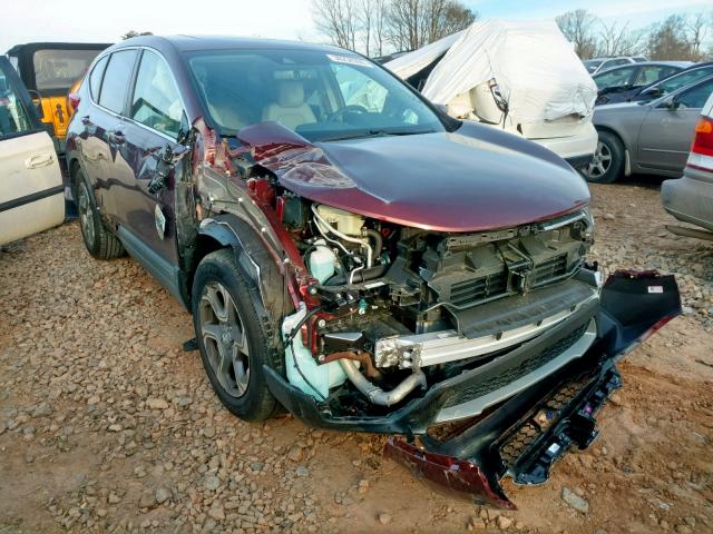 7FARW1H84JE048694 - 2018 HONDA CR-V EXL BURGUNDY photo 9