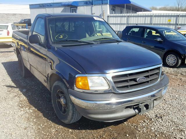 2FTRF17284CA37959 - 2004 FORD F-150 HERI BLUE photo 1