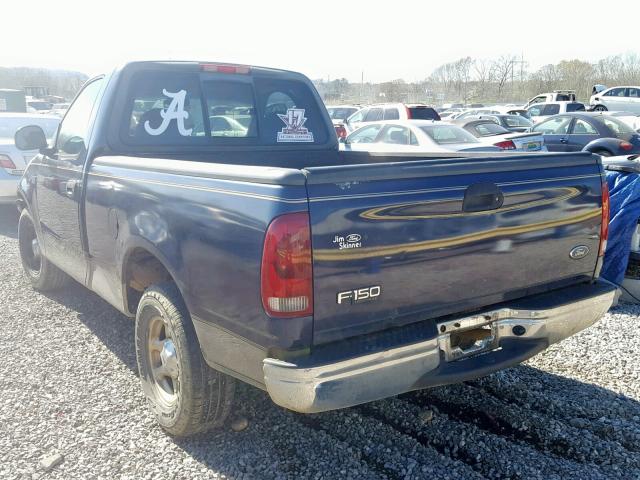 2FTRF17284CA37959 - 2004 FORD F-150 HERI BLUE photo 3