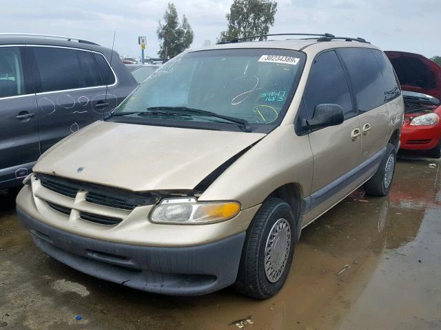 2B4GP45R4YR798946 - 2000 DODGE CARAVAN SE GOLD photo 2