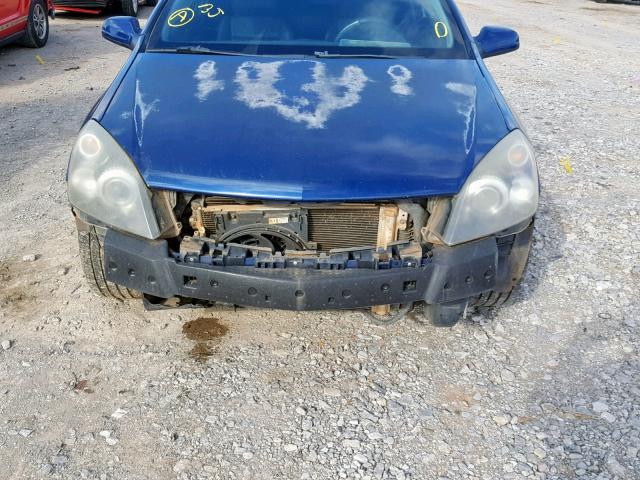 W08AT271885107052 - 2008 SATURN ASTRA XR BLUE photo 9